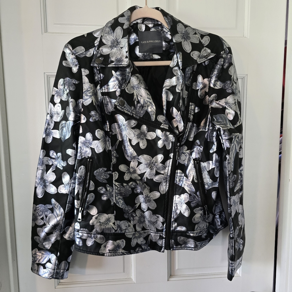 KATE & MALLORY FAUX LEATHER JACKET